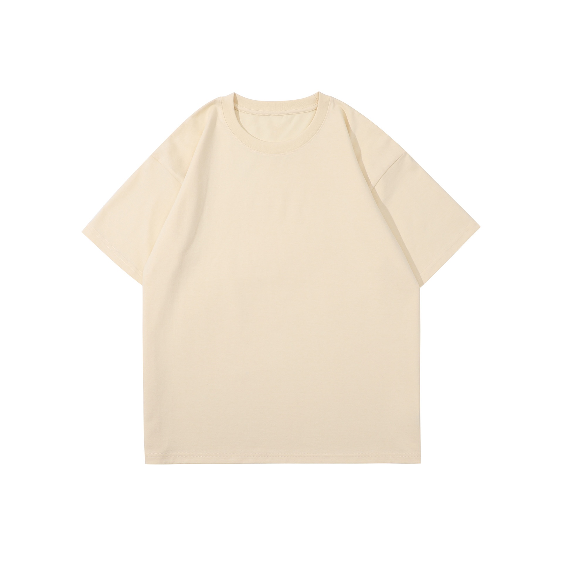 Tshirt Supplier Fashion Cotton Oversized Tee Custom Boxy Fit Blank T Shirt For Men's Clothing T-shirt