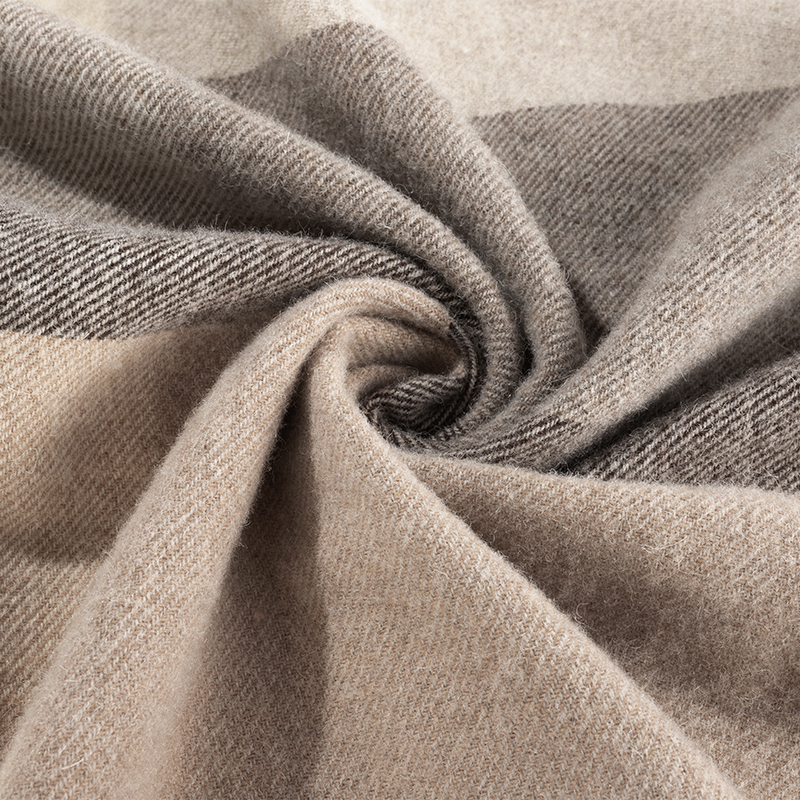 HengTai New Style 140*200CM tassel throw blanket custom tassel blanket wool blanket For home