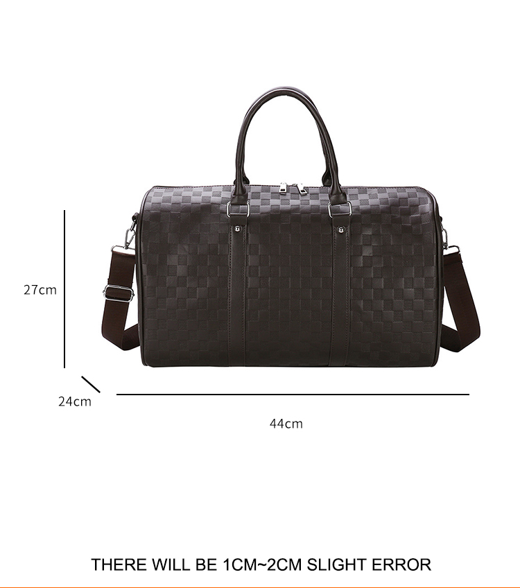 Factory New Design Pu Leather Luggage Travel Tote Bag Large Capacity Gym Bag Portable Travelling Bag