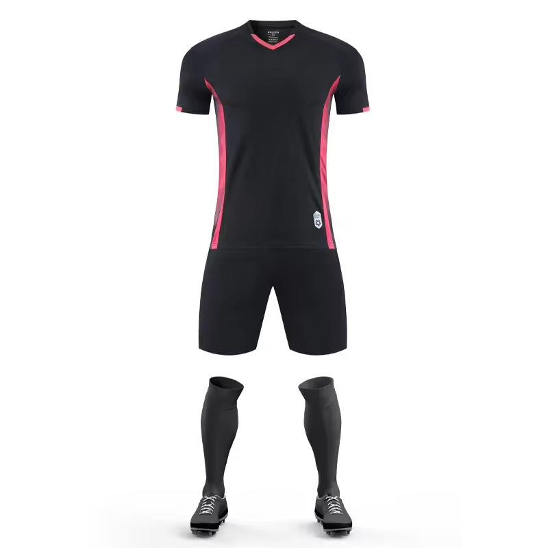 High Quality Adult Football Uniforms Custom Team Logo Name Printing Jerseys Stylish Sets