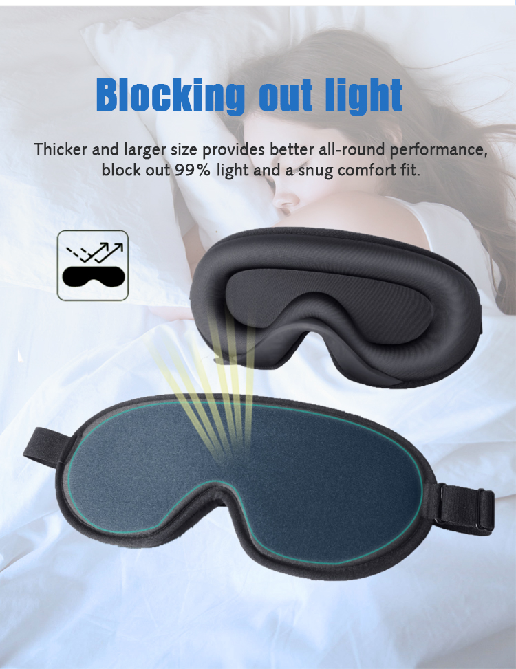 Memory Foam Silk Sleeping Wholesale cheap adjustable ice silk travel block out cup blindfold 3d contoured sleep eye mask