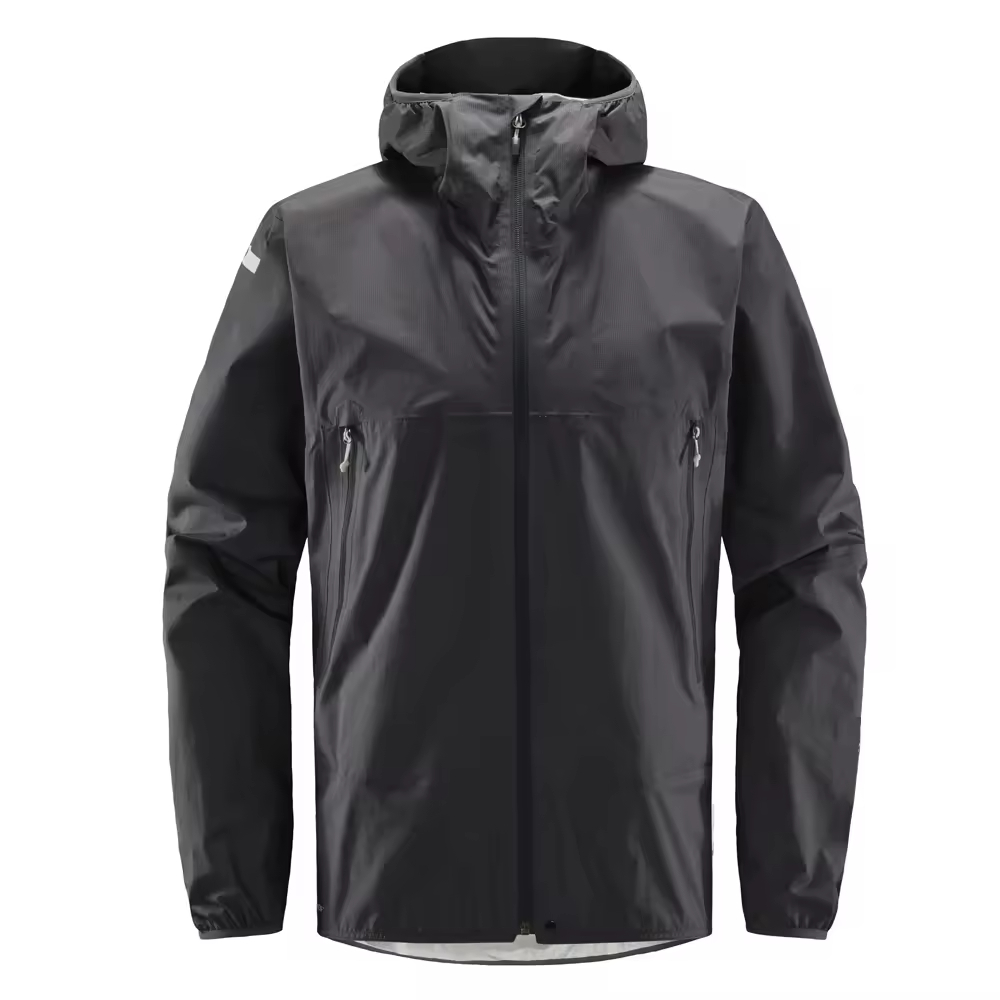 CONMR Mens Packable Rain Jacket Lightweight Waterproof Windbreaker Jacket With Hood Outdoor Rain Gear Travel Hiking Cycling