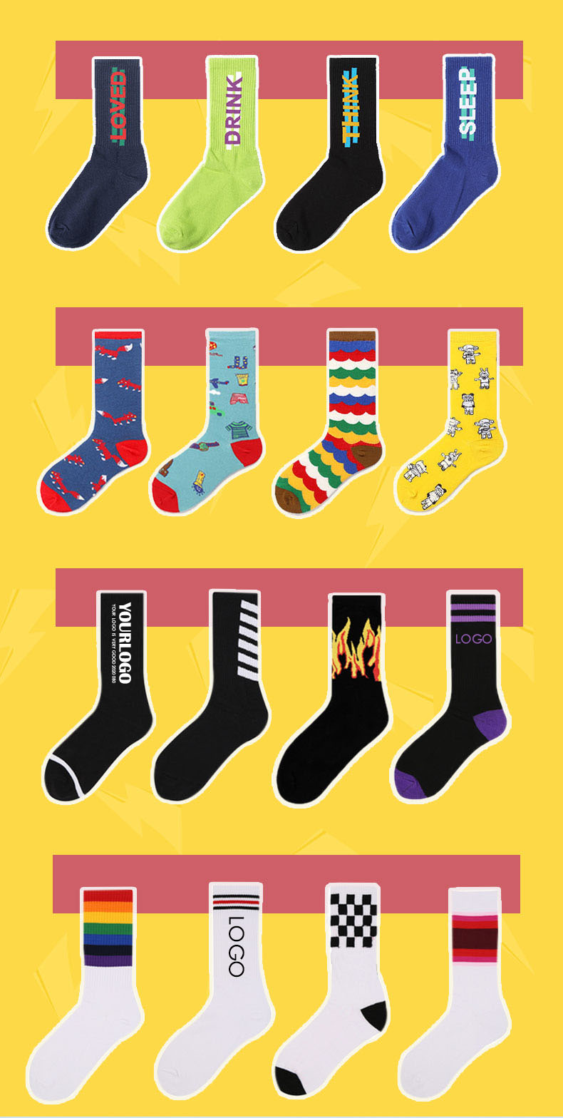 Quality compression ankle grip designer mens crew unisex sport cotton custom logo socks men