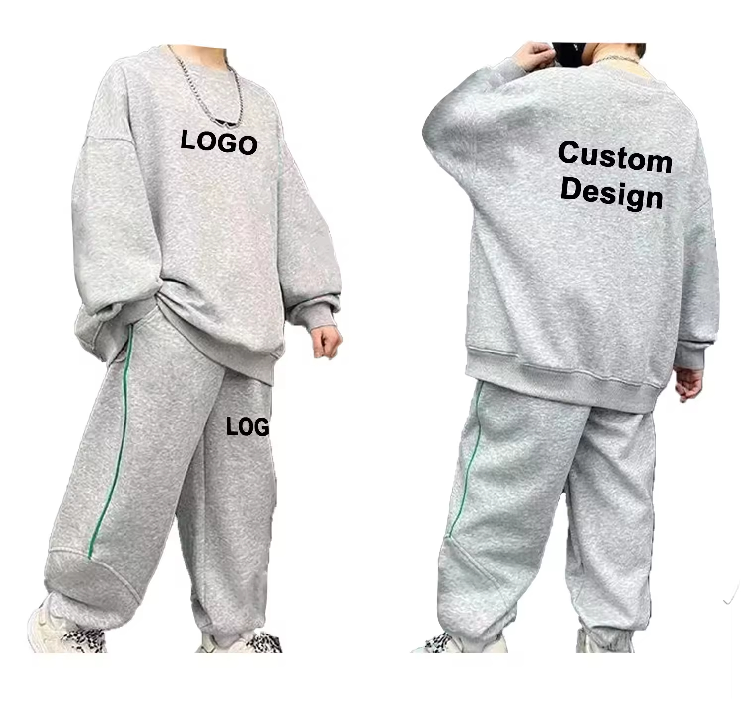 Customized Kids Tracksuits Wholesale Team Sportswear Multi Colors Optional Tracksuits Baby Clothing Sets Kids Boys Girls Spring