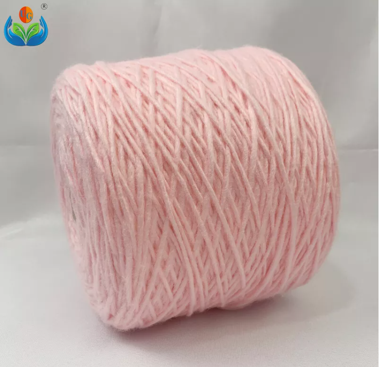 Wholesale soft colorful 80% combed cotton 20% wool soft cotton wool blended yarn hand knitting fancy yarn